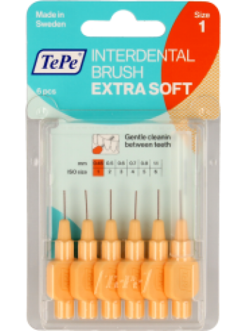 МЕЖЗУБНЫЕ ЁРШИКИ ТЕРЕ EXTRA SOFT №1 0.45 ОРАНЖЕВЫЙ